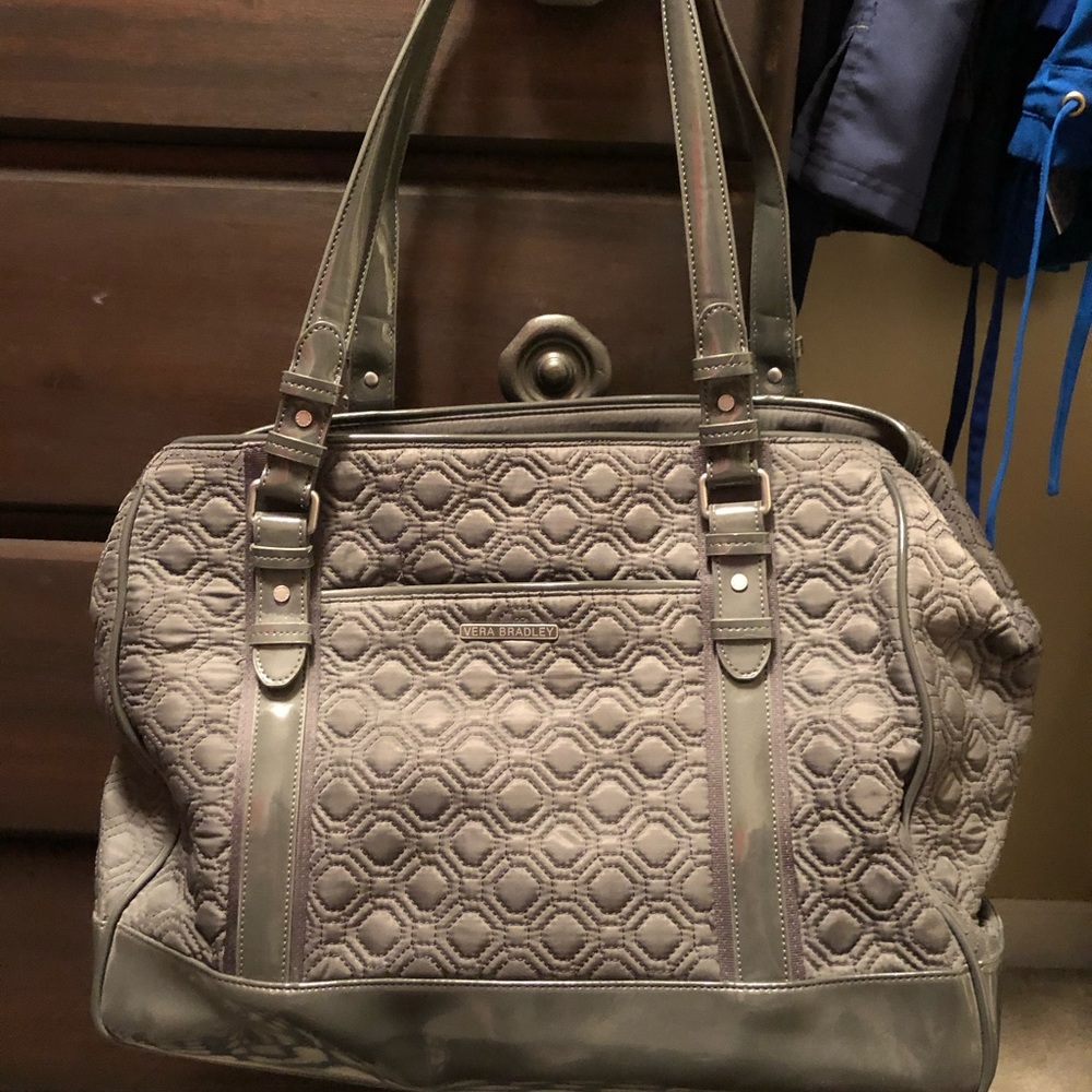 Grey Vera Bradley purse